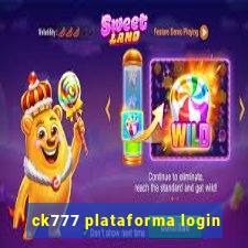 ck777 plataforma login